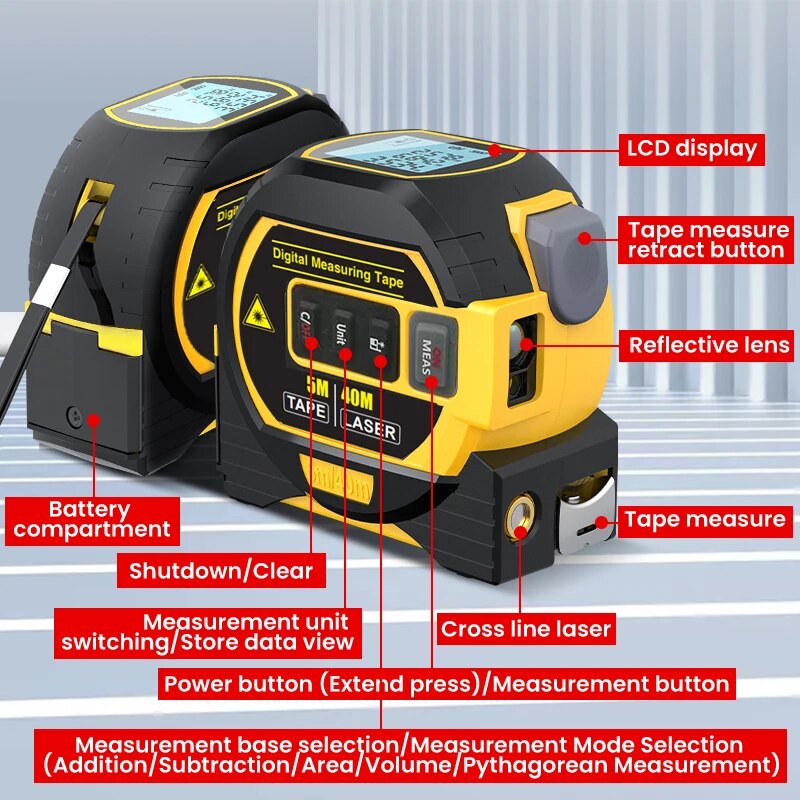 Digital Measuring Laser Tape